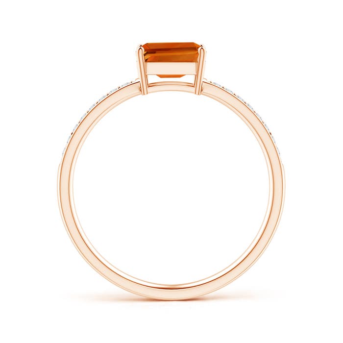 AAAA - Citrine / 0.68 CT / 14 KT Rose Gold