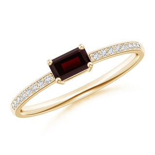 Emerald Cut A Garnet