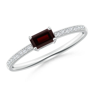 Emerald Cut A Garnet