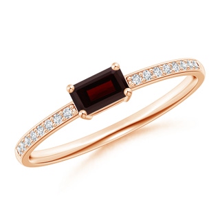Emerald Cut A Garnet