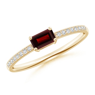 Emerald Cut AA Garnet