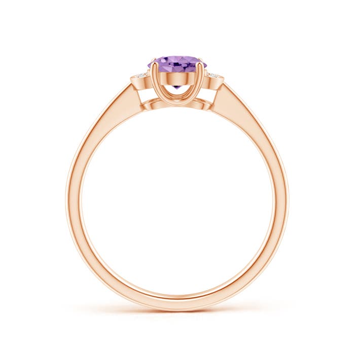 A - Amethyst / 0.74 CT / 14 KT Rose Gold