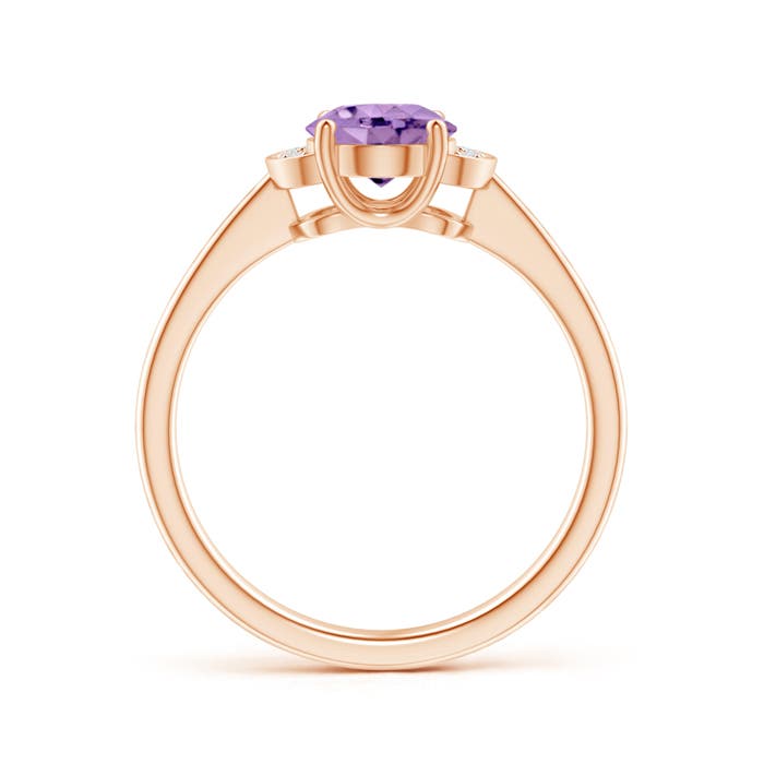 A - Amethyst / 1.2 CT / 14 KT Rose Gold