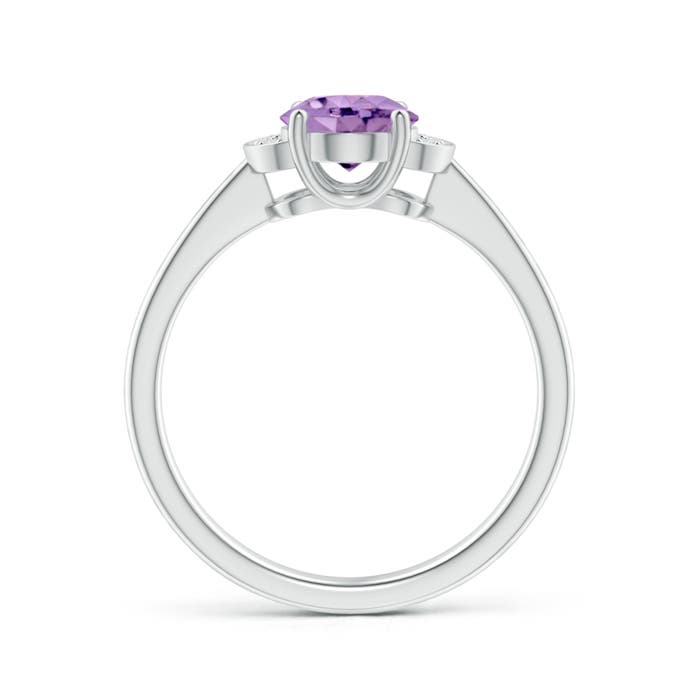 A - Amethyst / 1.2 CT / 14 KT White Gold