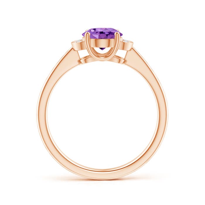 AA - Amethyst / 1.2 CT / 14 KT Rose Gold