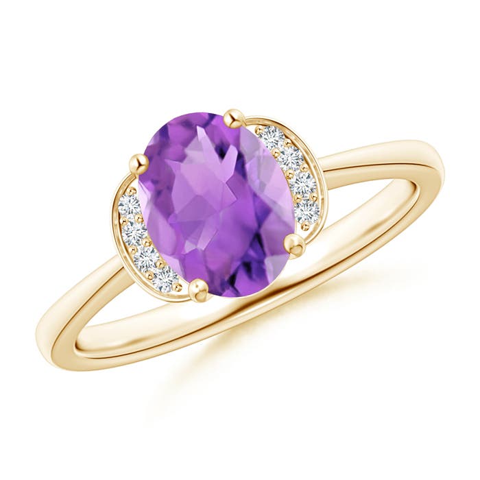 AA - Amethyst / 1.2 CT / 14 KT Yellow Gold