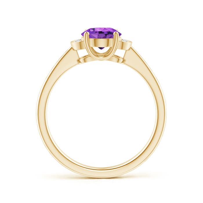 AAA - Amethyst / 1.2 CT / 14 KT Yellow Gold