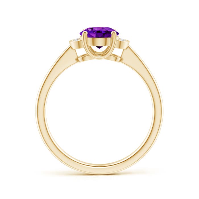 AAAA - Amethyst / 1.2 CT / 14 KT Yellow Gold