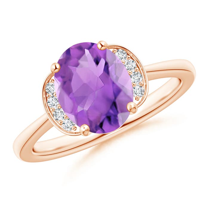 AA - Amethyst / 1.66 CT / 14 KT Rose Gold