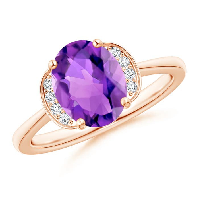 AAA - Amethyst / 1.66 CT / 14 KT Rose Gold