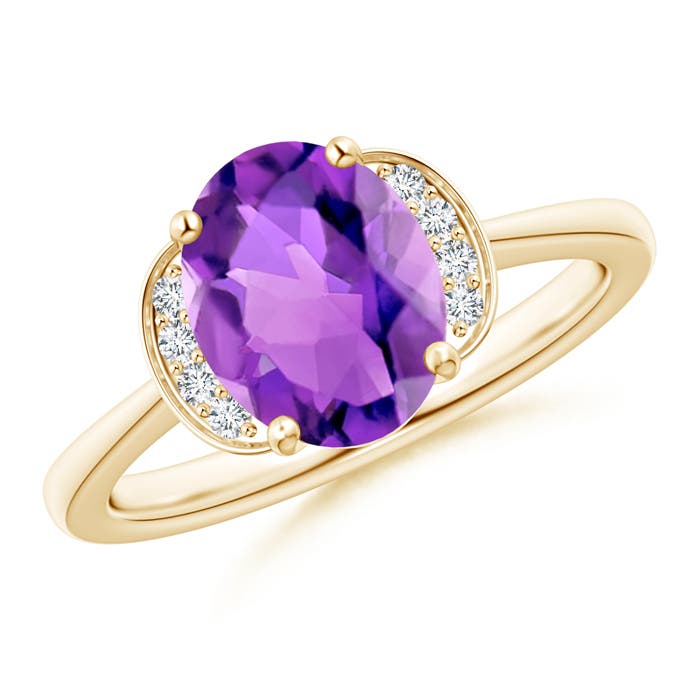 AAA - Amethyst / 1.66 CT / 14 KT Yellow Gold