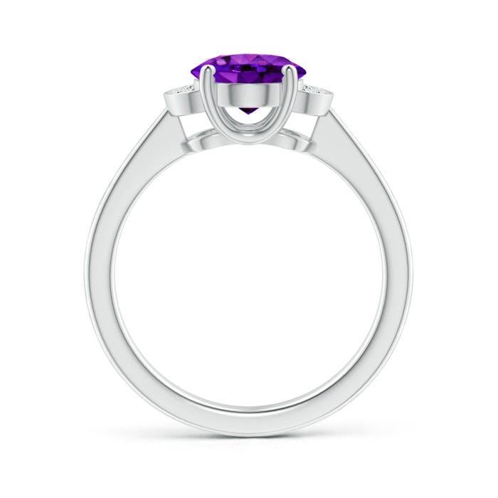 AAAA - Amethyst / 1.66 CT / 14 KT White Gold