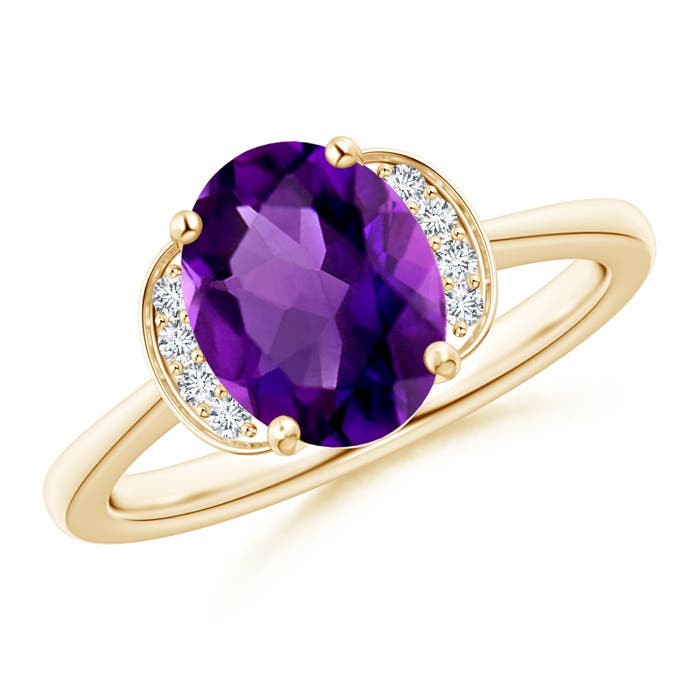 AAAA - Amethyst / 1.66 CT / 14 KT Yellow Gold