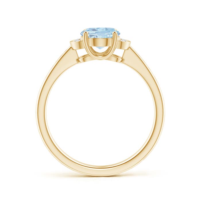 A - Aquamarine / 1.05 CT / 14 KT Yellow Gold