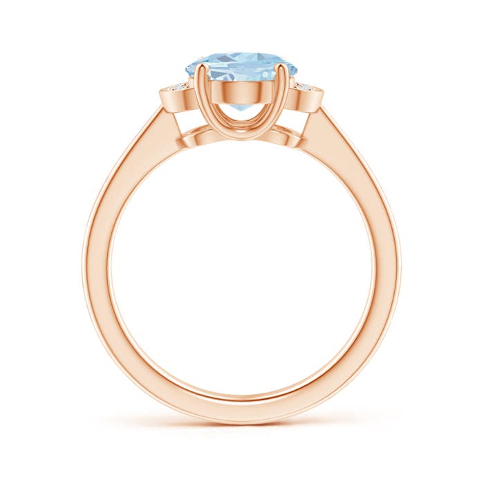 A - Aquamarine / 1.56 CT / 14 KT Rose Gold