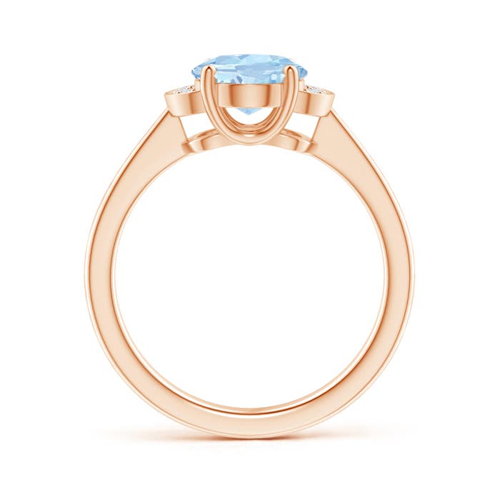 AA - Aquamarine / 1.56 CT / 14 KT Rose Gold