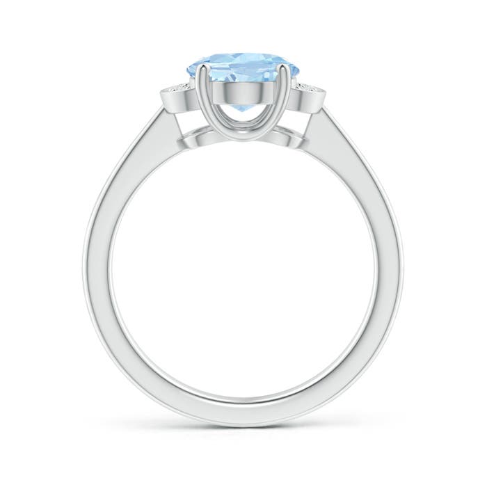 AA - Aquamarine / 1.56 CT / 14 KT White Gold