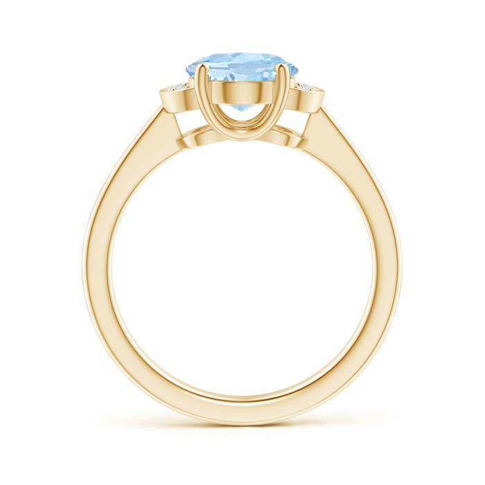 AA - Aquamarine / 1.56 CT / 14 KT Yellow Gold