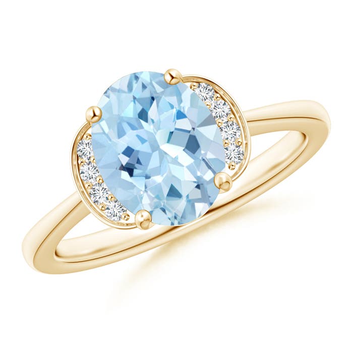 AAA - Aquamarine / 1.56 CT / 14 KT Yellow Gold