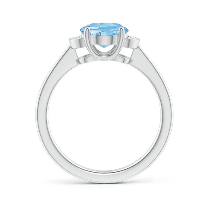 AAAA - Aquamarine / 1.56 CT / 14 KT White Gold