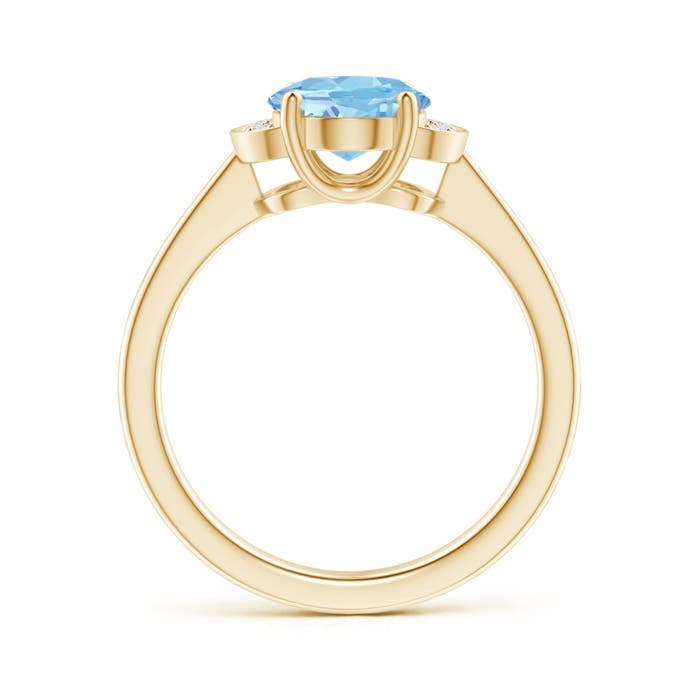 AAAA - Aquamarine / 1.56 CT / 14 KT Yellow Gold