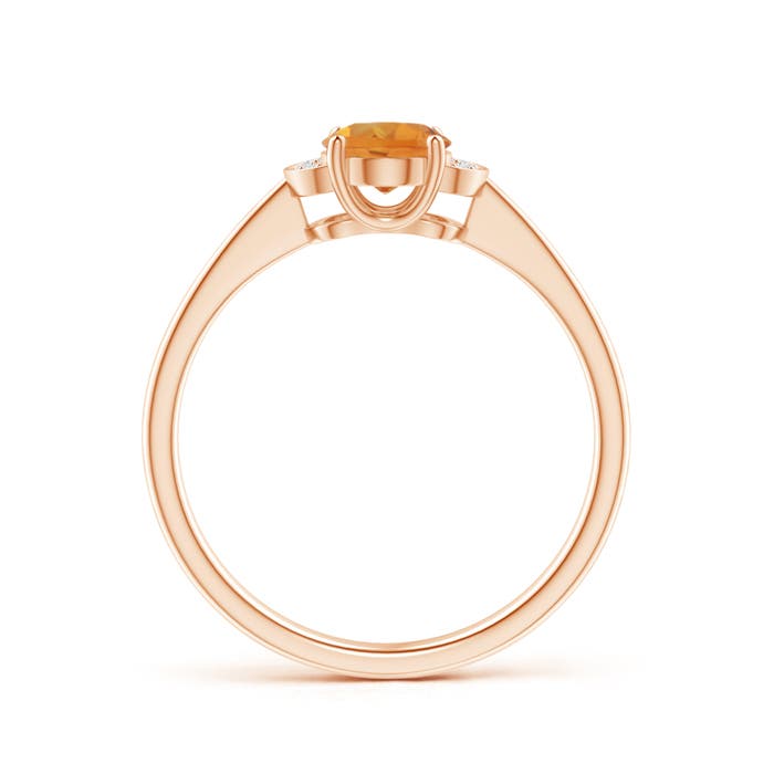 AA - Citrine / 0.79 CT / 14 KT Rose Gold