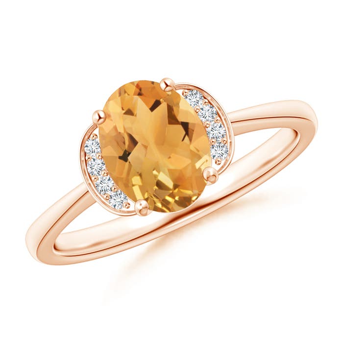 A - Citrine / 1.15 CT / 14 KT Rose Gold