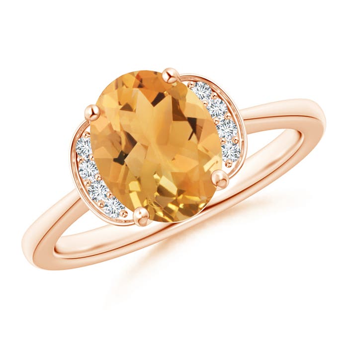 A - Citrine / 1.71 CT / 14 KT Rose Gold