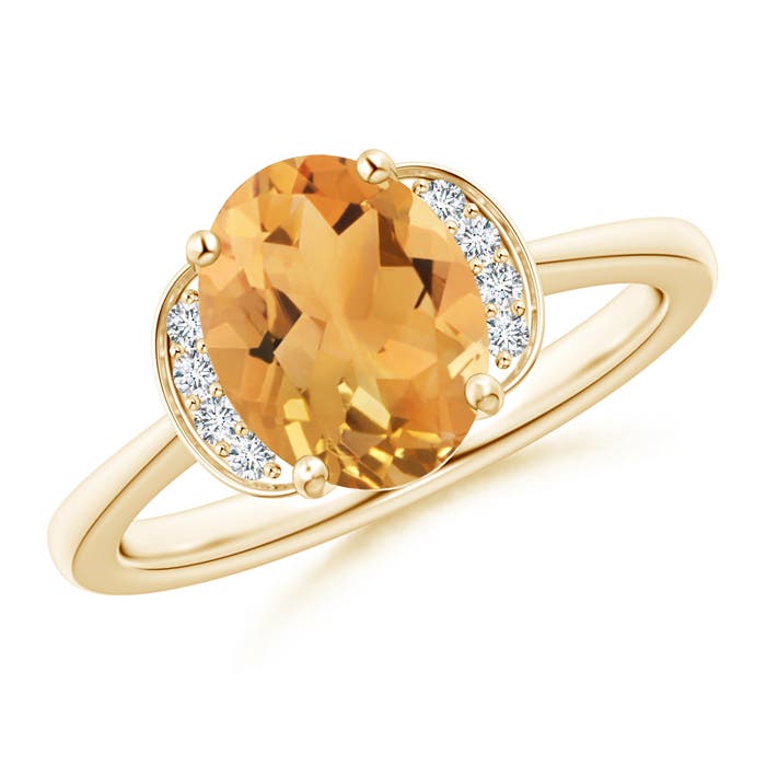 A - Citrine / 1.71 CT / 14 KT Yellow Gold