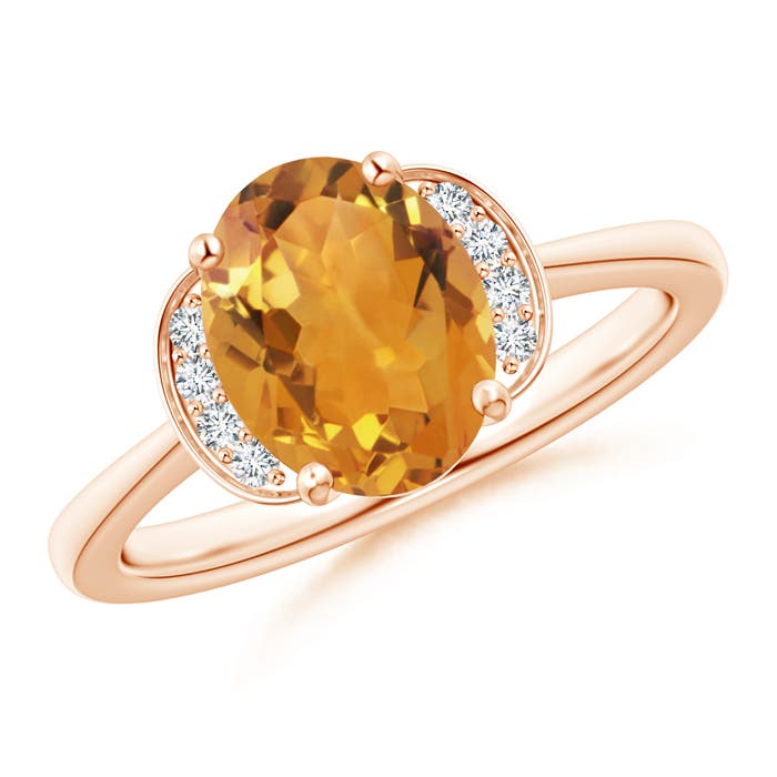 AA - Citrine / 1.71 CT / 14 KT Rose Gold