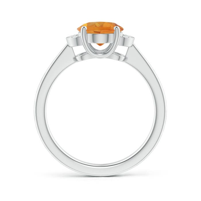 AA - Citrine / 1.71 CT / 14 KT White Gold