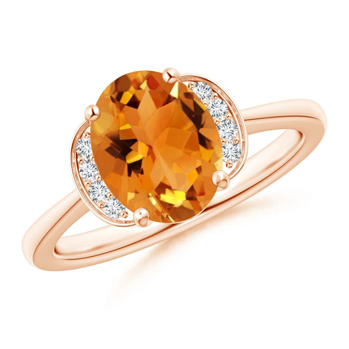 AAA - Citrine / 1.71 CT / 14 KT Rose Gold