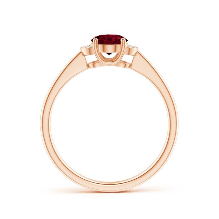 A - Garnet / 0.94 CT / 14 KT Rose Gold