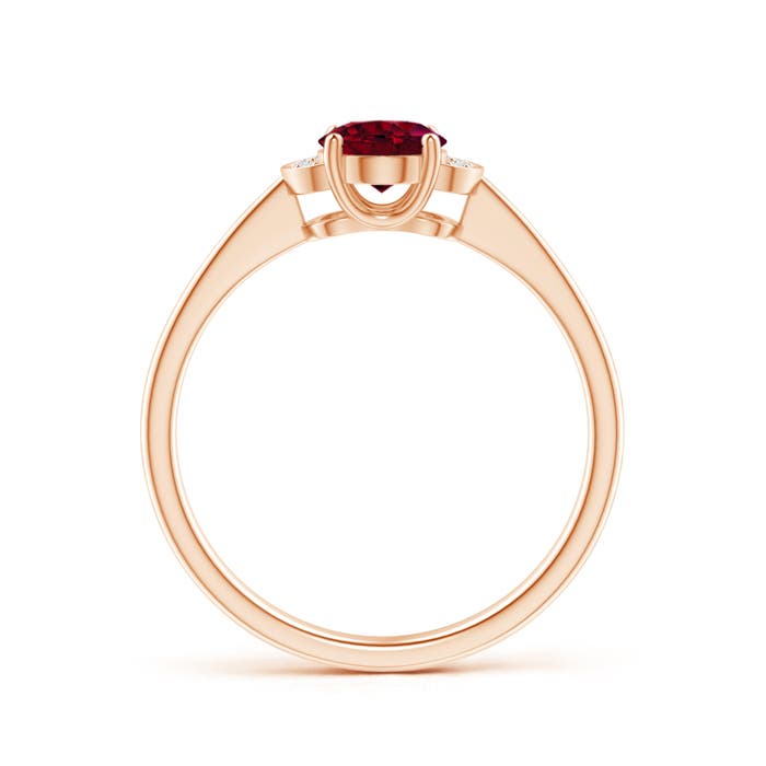 AA - Garnet / 0.94 CT / 14 KT Rose Gold