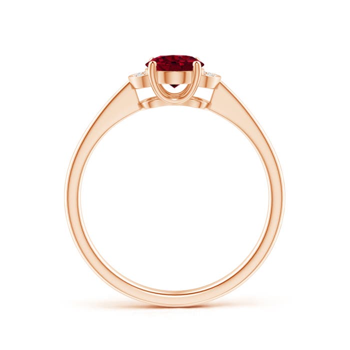 AAA - Garnet / 0.94 CT / 14 KT Rose Gold