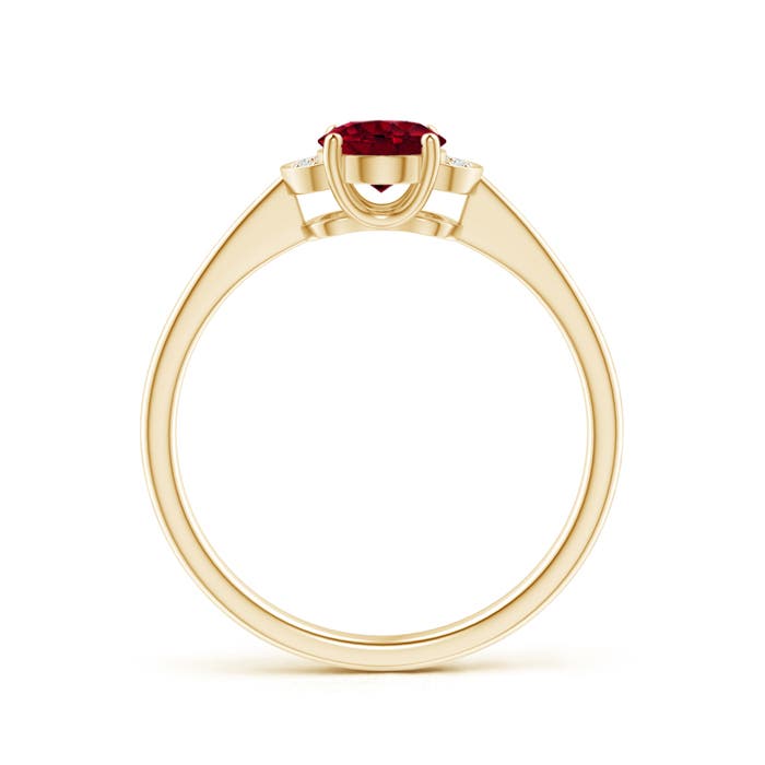 AAA - Garnet / 0.94 CT / 14 KT Yellow Gold