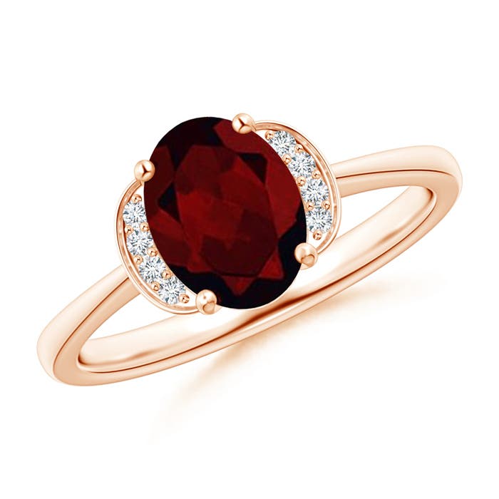 A - Garnet / 1.5 CT / 14 KT Rose Gold