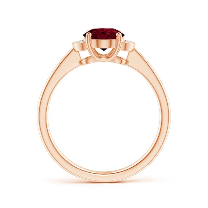 A - Garnet / 1.5 CT / 14 KT Rose Gold