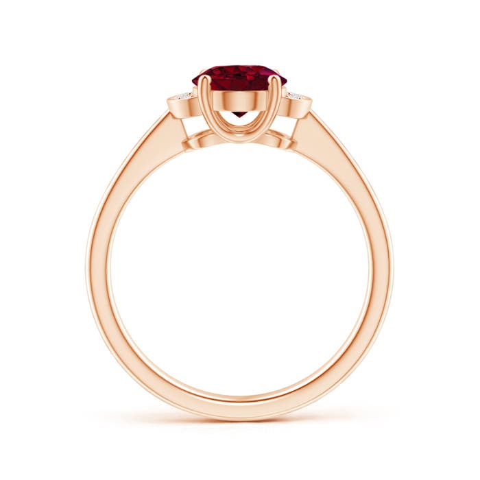 AA - Garnet / 1.5 CT / 14 KT Rose Gold