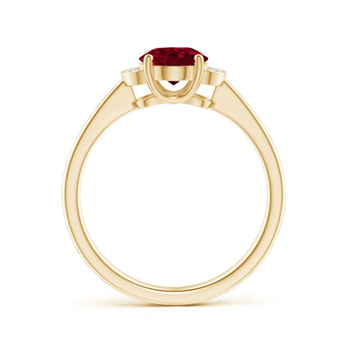 AAA - Garnet / 1.5 CT / 14 KT Yellow Gold