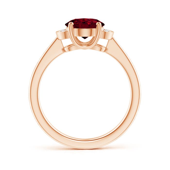 A - Garnet / 2.06 CT / 14 KT Rose Gold