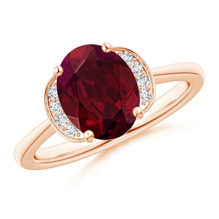 AA - Garnet / 2.06 CT / 14 KT Rose Gold