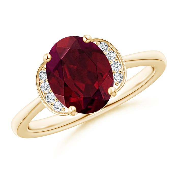 AA - Garnet / 2.06 CT / 14 KT Yellow Gold