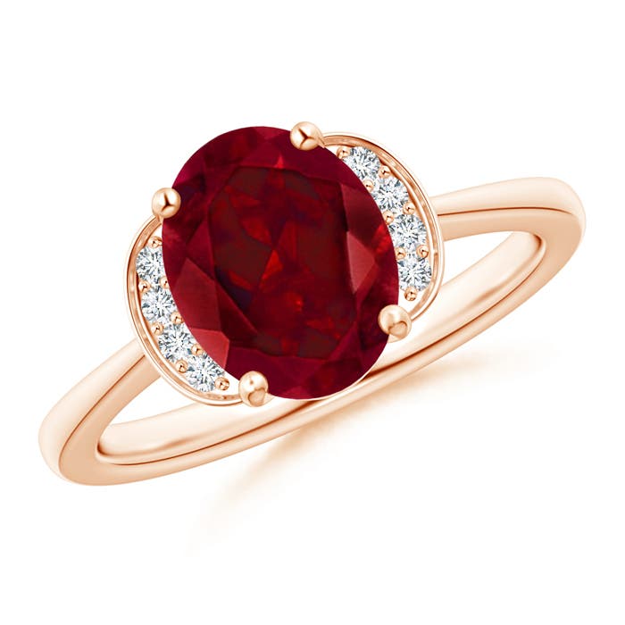 AAA - Garnet / 2.06 CT / 14 KT Rose Gold