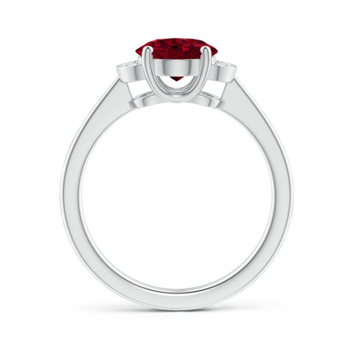 AAA - Garnet / 2.06 CT / 14 KT White Gold