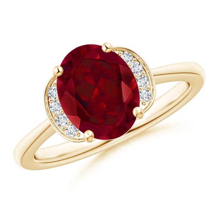 AAA - Garnet / 2.06 CT / 14 KT Yellow Gold