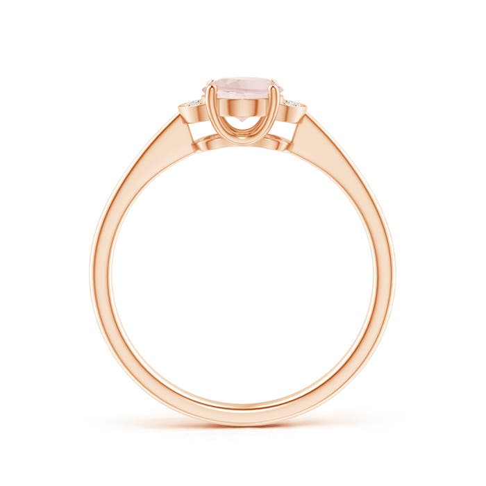 A - Morganite / 0.74 CT / 14 KT Rose Gold