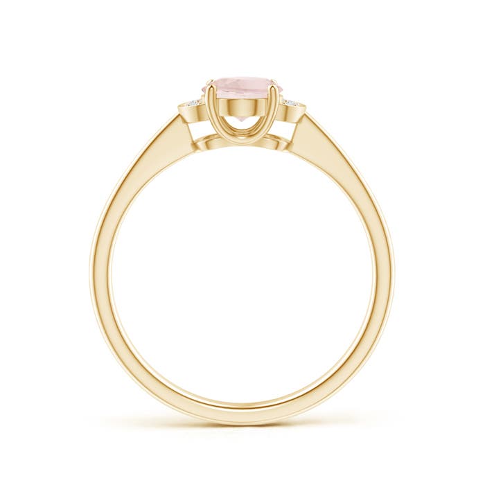 A - Morganite / 0.74 CT / 14 KT Yellow Gold