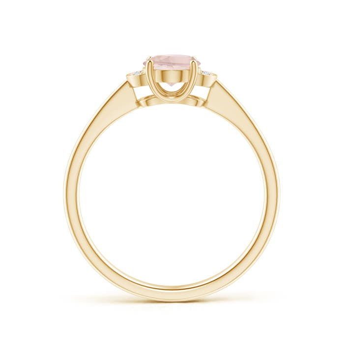 AA - Morganite / 0.74 CT / 14 KT Yellow Gold