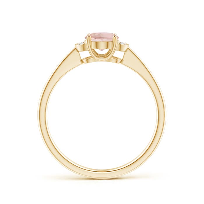 AAA - Morganite / 0.74 CT / 14 KT Yellow Gold